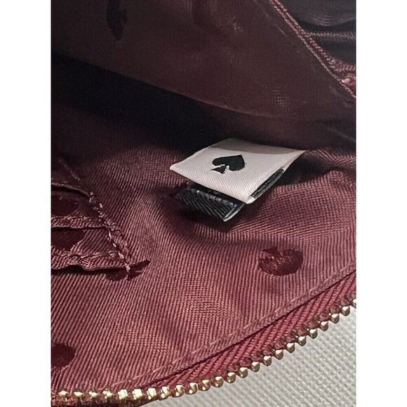 Kate Spade Chelsea The Little Better Medium Wristlet Pouch Wallet Deep Berry NWT - Picture 8 of 9